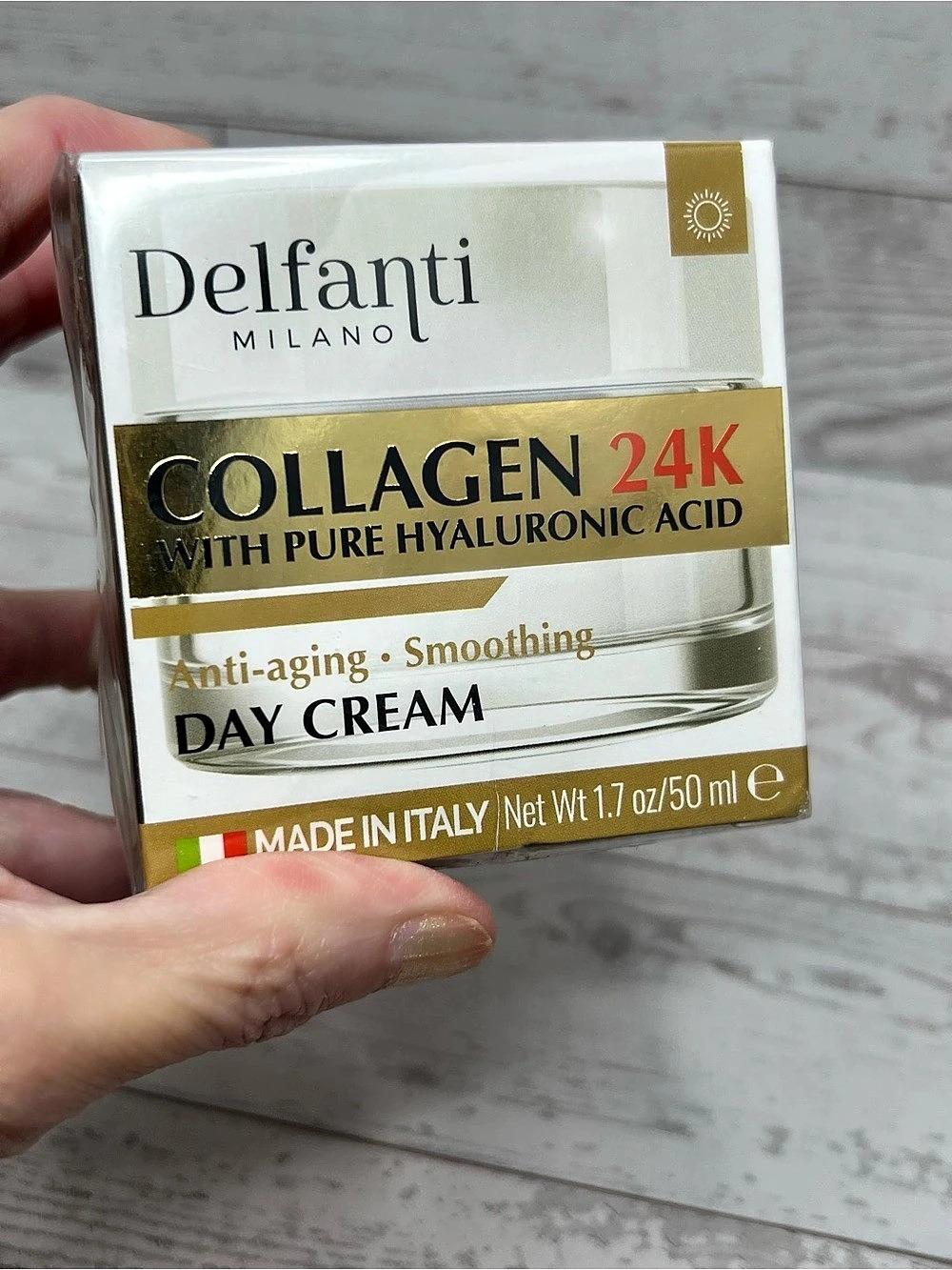 Delfanti Milano Collagen 24K Anti-Aging Day Cream Collagen Day Cream NWT